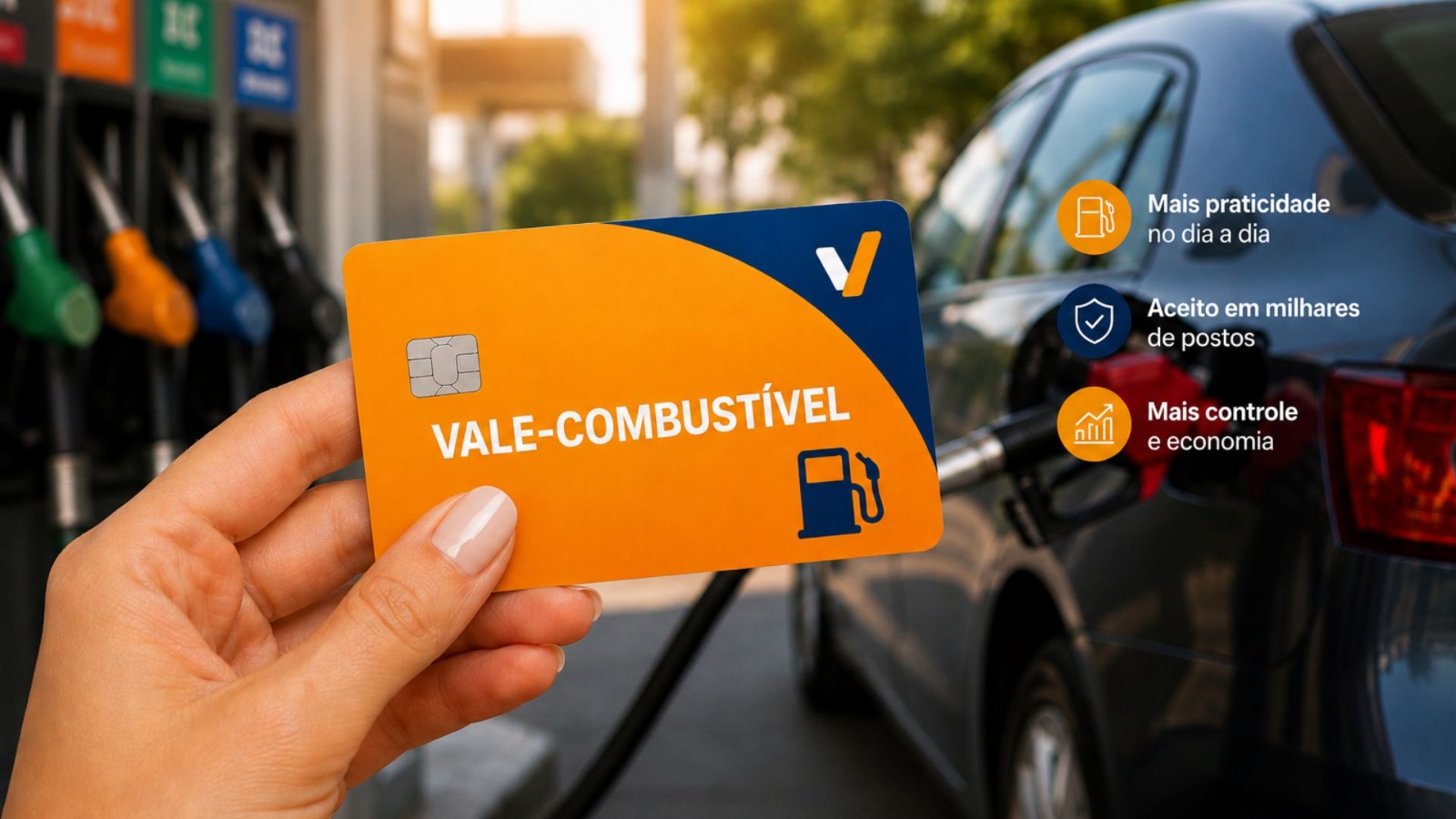 Vale-Combustível - Aceito em milhares de postos